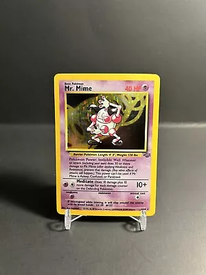 Pokémon TCG Mr. Mime 6/64 Jungle Holo Rare MP • $12