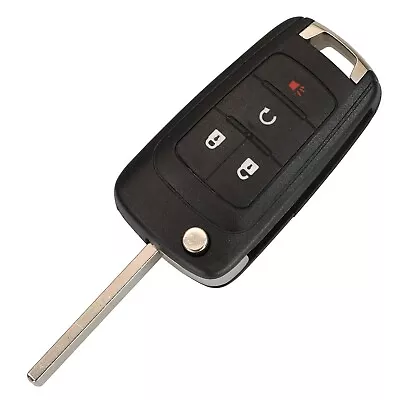 HOLDEN COMMODORE VF UTE 4 Button Flip Key Shell+ REMOTE START BUTTON LOGO HOLLOW • $27.11