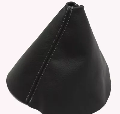 Black WGray Stitch Manual Shift Boot Synthetic Leather For 06-13 Mazda Miata MX5 • $15.11