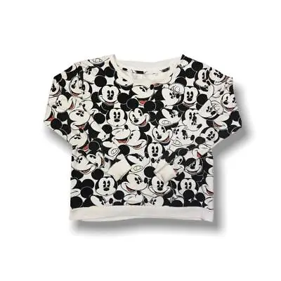 Womens Vintage Disney Mickey Mouse All Over Print Jumper Size XL • £6.40