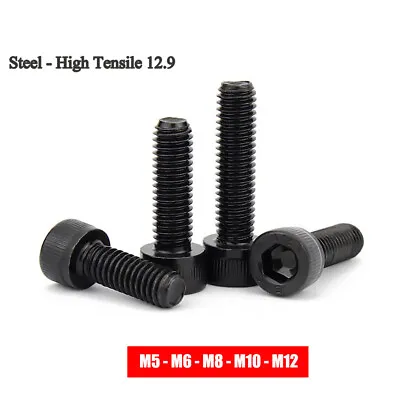 £2.03 • Buy Left-Hand Thread Socket Cap Head Screw High Tensile 12.9 Allen Bolt M5/6/8/10/12