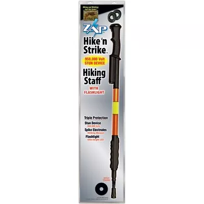 ZAP Hike 'n Strike Stun Gun Walking Hiking Stick With Flashlight • $106.94