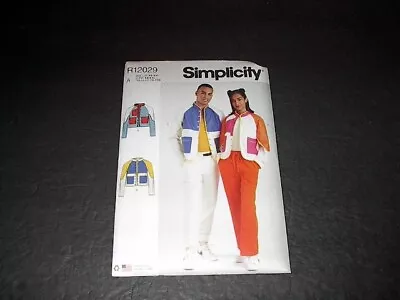 Simplicity Pattern 9896 Misses' / Men's Jacket In Two Lengths  New Issue XS~XXL • $5.75