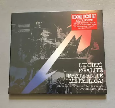 New! Liberté Egalité Fraternité Metallica!: Live At The Bataclan CD Ships Free • $20