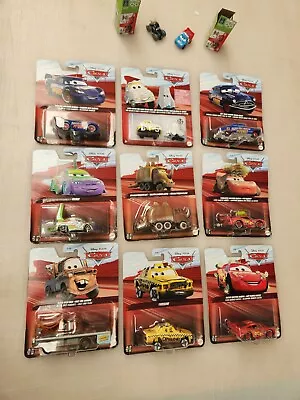 Disney Pixar Cars 2024 Diecast Mattel Set Lot Bulk X9 And 2 Mini Racers Rare • $100