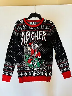 Sleigher Santa Ugly  Christmas Sweater Unisex Size Medium • $30