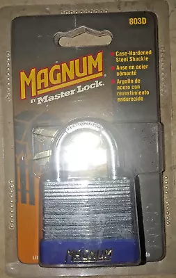 Master Lock Magnum Padlock With 2 Keys  803D • $12
