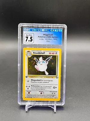 $101.85 • Buy Pokemon Wigglytuff Knuddeluff Holo, 1st Edition, CGC 7.5, NM+