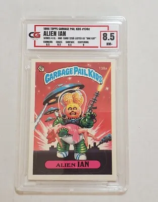 Garbage Pail Kids 1986 Alien Ian 138a Oak Kay Checklist Graded 8.5 CG Series 4  • $40