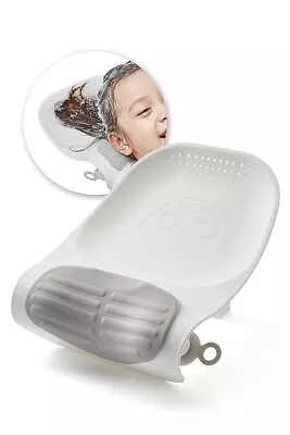 Shampoo Bowl With Neck Rest For Kids Baby Adults Portable Hair Wash Basin Gray • $29.99