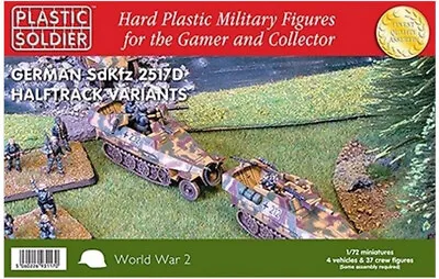 WW2V20016 1/72 GERMAN SdKfz 251/D HALFTRACK VARIANT Plastic Soldier  NEW WW2 • £20.29