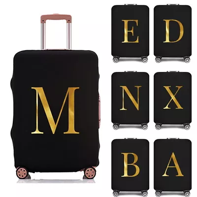 Initial Travel Trolley Case Cover Protector Suitcase Cover Luggage Storage Cover • £8.94