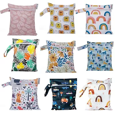 $9.95 • Buy Wet Bag Perfect For Nappy And Wipes,Period Wet Bag,18x25cm Small Wet Bags Mini