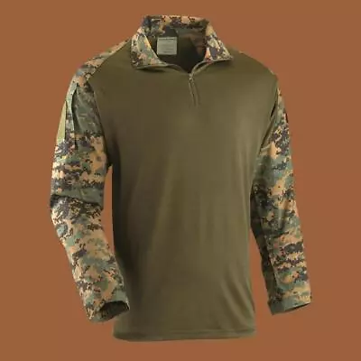 Tactical Warrior Field Shirt Marine Corps Style Digital Woodland Camo • $34.95