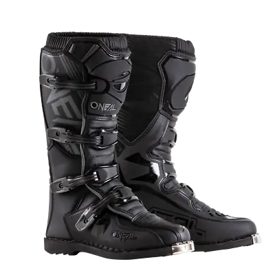 O'Neal Element Motorcycle Boots Off-Road MX Motocross Black Mens Size 7/10-13 • $143.98