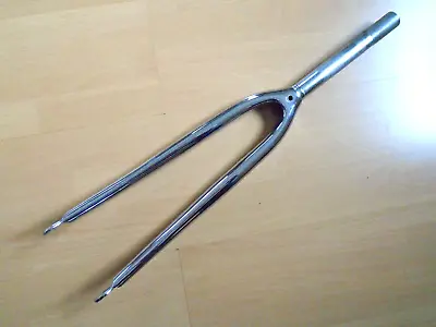 CAMPAGNOLO COLUMBUS 700c VINTAGE STEEL FORKS  1  THREADED CHROME NEW/NOS • £78