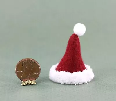 Dollhouse Miniature 1:12 Artisan Santa Claus Hat • $5.99