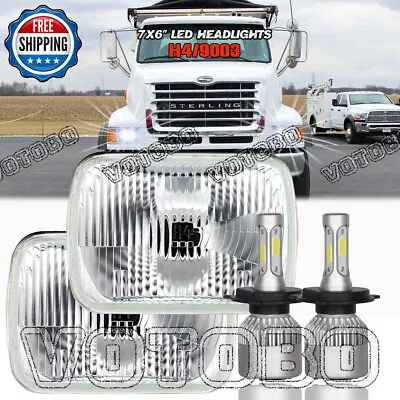 2pcs For Sterling Commercial Truck LT9500 7x6  5X7 LED Headlights Sealed Beam • $107.99