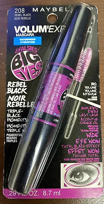 Maybelline Volume Express Mascara 208 Rebel Black~COMBINED SHIPPING~ • $10.44