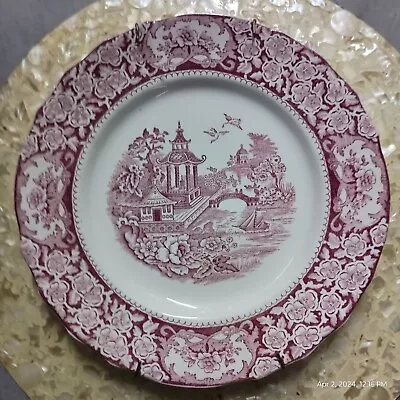 Swinnerton's Olde Alton Ware Plate Red • £24.05