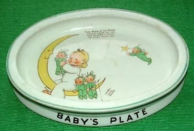 £74.25 • Buy Shelley Boo Boo's Baby Bowl Moon Mabel Lucie Attwell