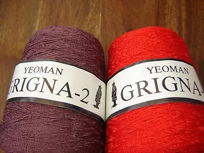 Two Full  Cones  Of  Yeoman Grigna-2 Hand/machine Knitting Yarn   2 X 500g • £6.48