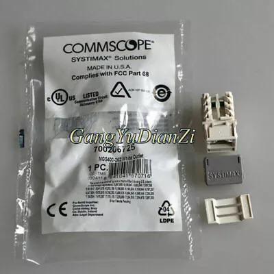 QTY:25 FOR Commscope Six Types Of Network Information Module RJ45CAT6 MGS400-262 • $38.28