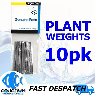 $9.51 • Buy Aqua One Live And Plastic Plant Anchor Weight 6cm 10pk Aquascape