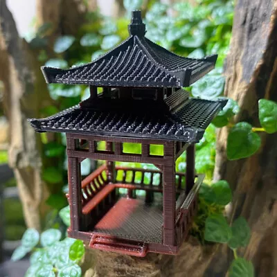  Gardening Ornaments Landscaping Pavilion Statue Model Gazebo • £6.19