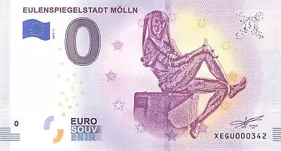 £10.83 • Buy 0 Euro Souvenir Banknote - Owlenspiegelstadt Mölln 2019-1