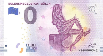£10.83 • Buy 0 Euro Souvenir Banknote - Owlenspiegelstadt Mölln 2019-1