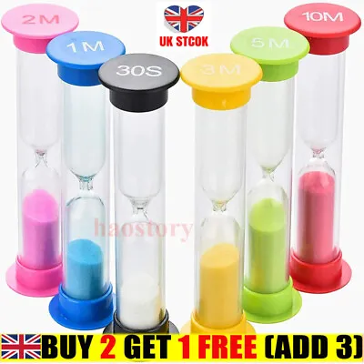 1 2 3 5 Minute Sand Egg Timer Teaching Games Teeth Brushing Timing Hourglass. • £3.19