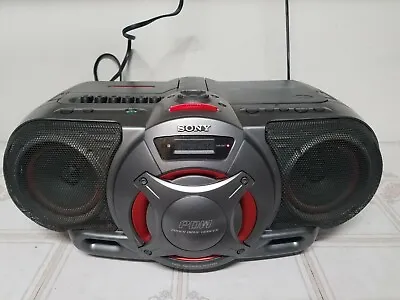 Sony Radio Cassette Boombox Portable Stereo CFD-G35 Woofer W/ Cord • $44.95