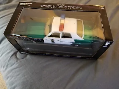 Greenlight 1977 Dodge Monaco Police Car The Terminator Movie 1:24 Stock # 84101 • $32.99