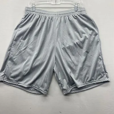 Augusta Sportwear Shorts For Mens Size XL Gray Elastic Drawstring Athletic • $3.99