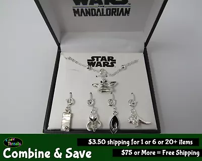 Mandalorian Pendant Necklace Baby Yoda Valentines Gift Star Wars Fan • $35.99