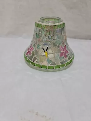 Yankee  Candle Shade With Design  Glass Inlaid   Coloured Pieces • £11.99