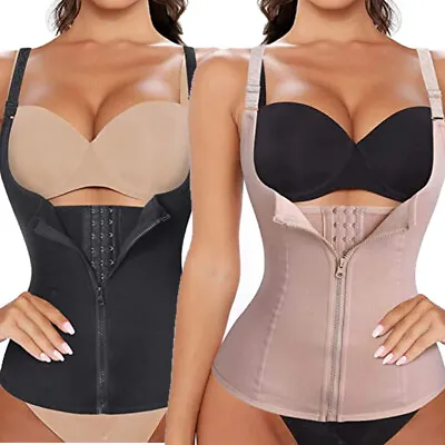 Women Waist Trainer Sauna Sweat Vest Tummy Control Girdle Slimming Body Shaper ! • $25.79