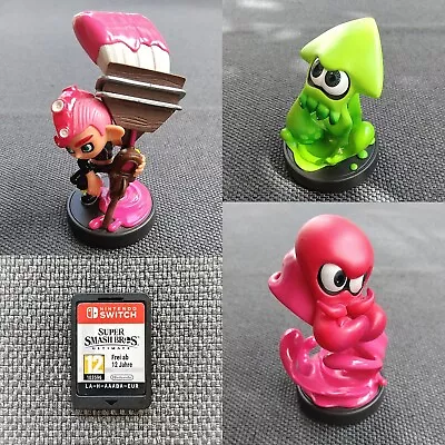 #Choose Amiibo# Splatoon Nintendo Amiibos Octo Super Smash Bros Ultimate 1 2 3  • $59.95