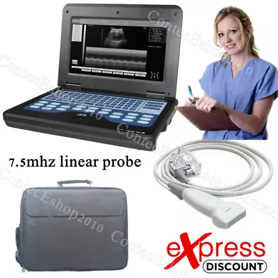 Digital Ultrasound Scanner Laptop Machine Portable 7.5mhz Linear Probe CE • £1201