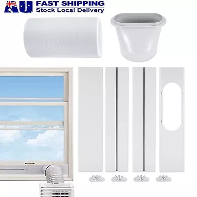 Air Conditioner Window Vent Kit With 4 Panels & 15CM Hose Adapter& 1.5M Hose • $47.89