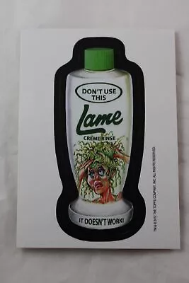 Lame Creme Rinse Topps 2012 Wacky Packages Old School 4 Sticker Trading Card • $1.74