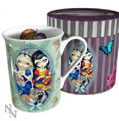 Strangeling Jasmine Becket Griffith Fine Bone China Mug - Alice & Snow White NEW • £9.99