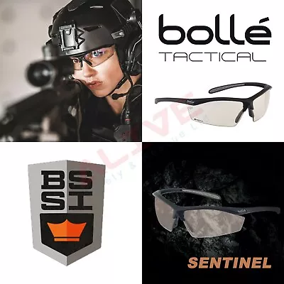 Bolle Sunglasses SENTINEL Tactical Ballistic Military Airsoft Safety Glasses • £53.35