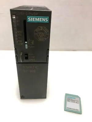 $1850 • Buy Nice! Siemens SIMATIC S7-300 CPU, 6ES7 315-2FJ14-0AB0, CPU315F-2  W/ Memory Card
