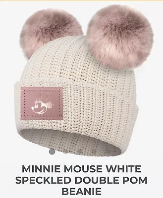 NEW Minnie Mouse Beanie Hat W/detachable Double Poms Love Your Melon & Disney • $75