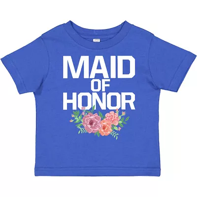 Inktastic Maid Of Honor With Flower Illustration Toddler T-Shirt Wedding Party • $16.99