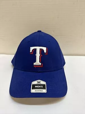 NEW! Texas Rangers Baseball Hat / Adult Adjustable Embroidered Official MLB NWT • $14.99