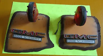 Used Old Pair Gmc 5500 V-eight Truck Emblems & Signal Lights • $49.55