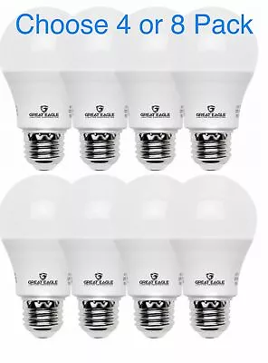 Great Eagle A19 LED Light Bulb 60 Watt Cool White 4000K 800 Lumens UL Listed • $9.95
